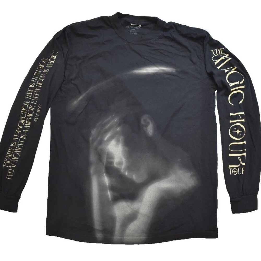 Jhene Aiko The Magic Hour Tour 2024 Long Sleeve Adult Black Shirt New Large